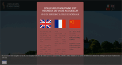 Desktop Screenshot of couleursdaquitaine.com